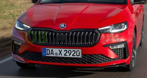 Ilustrace aerodynamického designu přední masky vozu