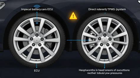 Schéma TPMS: přímý vs. nepřímý systém a jeho fungování