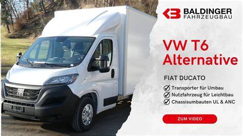 Infografika: Srovnání podvozků VW T6.1 a Fiat Ducato pro vestavby