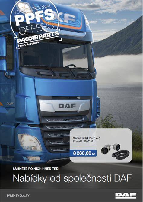 Infografika: Rozdělení náhradních dílů podle Daf LF 45 a souvisejících modelů
