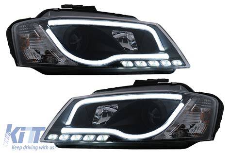 Infografika: Porovnání klasických reflektorů a LED světel pro Audi A3 8P