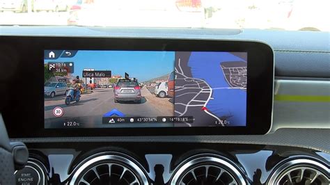 Schema: AR navigation a MBUX ovládání