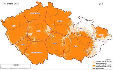 Mapa pokrytí služeb pískování v ČR a blízkém okolí
