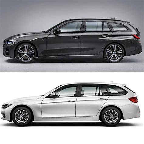 Infografika: Rozměry a kapacity BMW 3 Touring vs. sedan