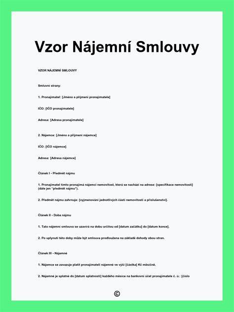 Checklist pro výpověď nájemní smlouvy