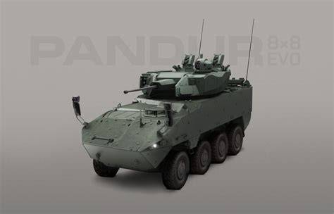 Infografika: Srovnání KBVP a Pandur 8x8 EVO - modifikace, pohon, zbraňové systémy