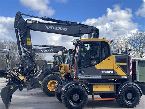 Vizualizace kolového rypadla Volvo EWR170E