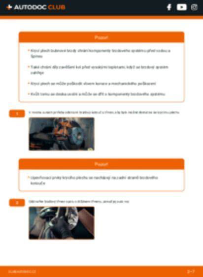 Infografika o struktuře a funkci brzdového kotouče