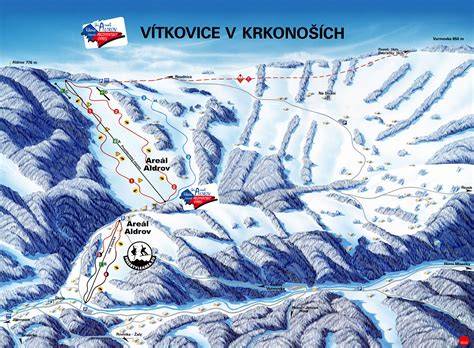 Mapa regionálních STK v Krkonoších a okolí