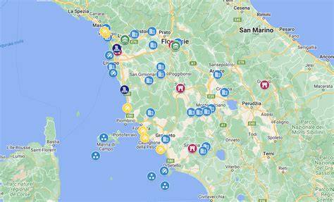 Mapa produkce: Itálie - místo výroby těstovin Combino