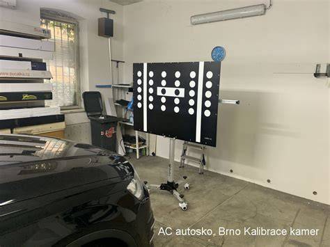 grafika kalibrace ADAS po výměně skla
