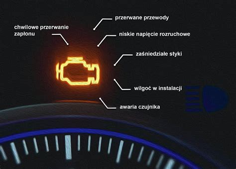 Kontrolka Check Engine na palubní desce