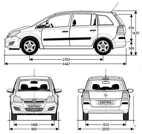 Opel Zafira technická data