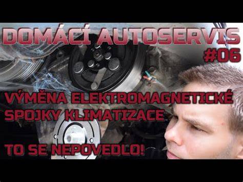 Infografika: Skladba elektromagnetické třecí spojky klimatizace a postupy diagnostiky
