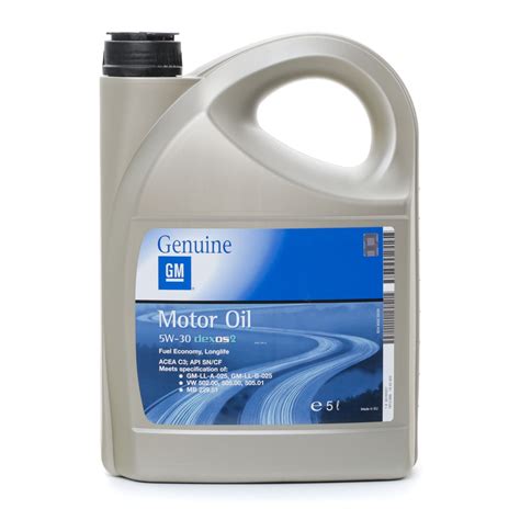 Tabulka příkladů olejů dle GM-LL A-025 a B-025