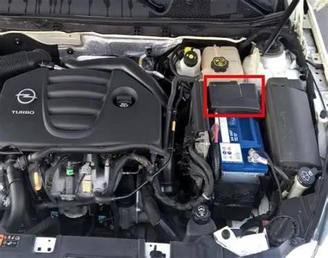 Schéma servisní kampaně Opel Insignia