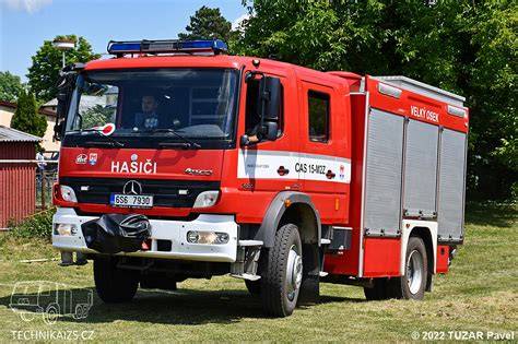 Infografika: Rozměry kabiny Atego CAS 15 a porovnání s průměrným hasičským vozem
