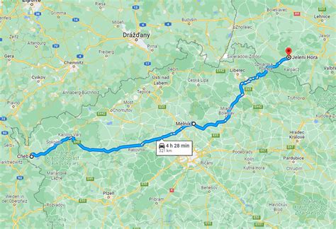 Mapa a trasa ukládání a mazání tras