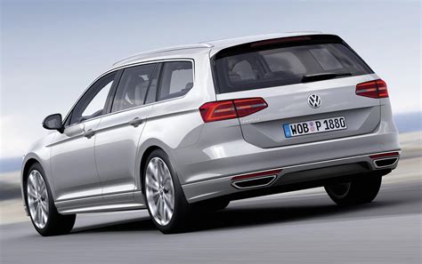 Ilustrační foto Volkswagen Passat Variant B8 s namontovanými střešními nosiči