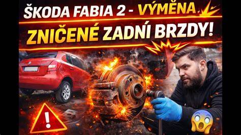 Infografika: projevy přehřívání zadních brzd, rozložení tepla, místa tření