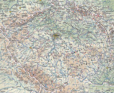 Mapa lokalit s technickými prohlídkami v regionu Tábor