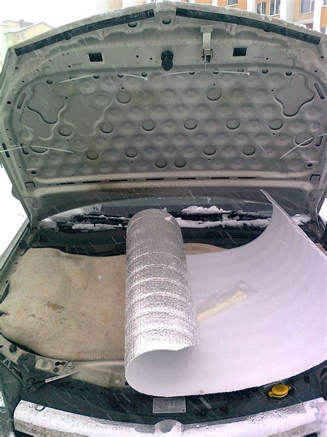 Detail motorového prostoru Škody Fabia II