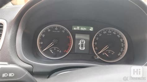 Ukázka nastavení palubního počítače Škoda Fabia 3 s možností zobrazení teploty oleje