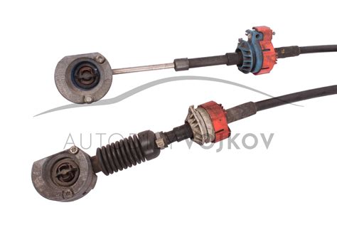 Schéma mechanismu řazení s vyznačenými táhly a kulisou