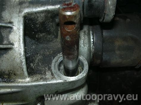 Detail těsnícího kroužku pro táhla řazení