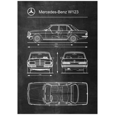 Infografika: Schéma řízení a převodky Mercedes W123