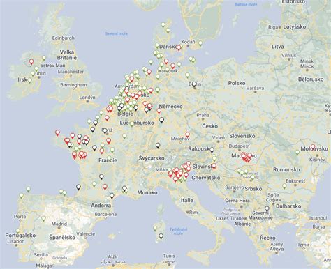 Mapa trhu pick-upů v Evropě a Česká republika