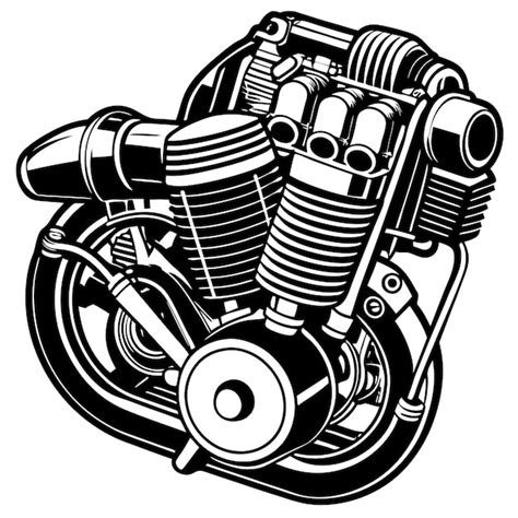 korpus motoru diesel ilustrace