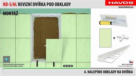 instalační postup a 3D sken dveří
