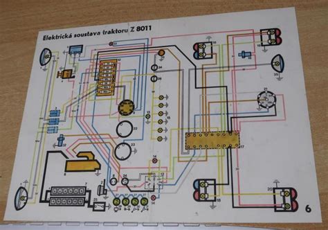 Shema elektrického systému vozidla Felicia