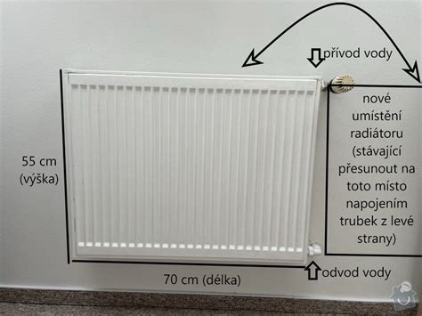 Detail spoje trubek radiátoru topení