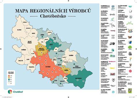 Mapa regionálních inzerátů s největší koncentrací prodejců náhradních dílů