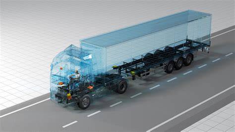 Infografika: Schéma Volvo Dynamic Steering a hlídání jízdního pruhu