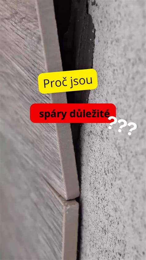 Obrázek ukazující správnou dilataci a oddělení spár