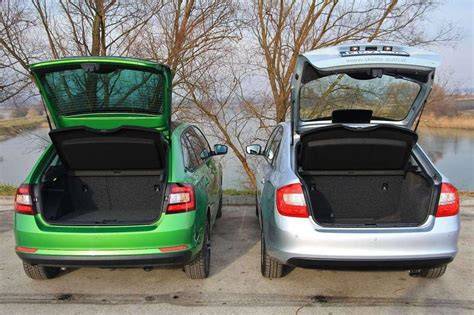 Infografika: Srovnání verzí Rapid Liftback vs. Spaceback
