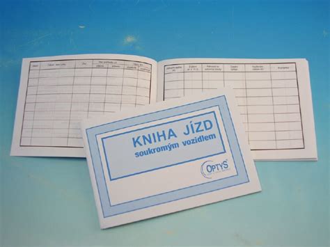 kniha jízd a evidence vozidel