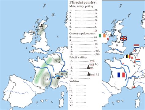 Mapa typů koncovek LPG v Evropě