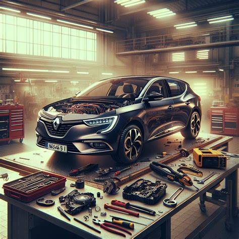 Infografika znázorňující krok za krokem demontáž předního nárazníku Renault Espace 2005