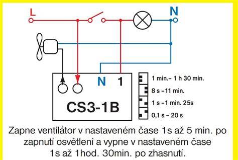 ilustrace zapojení ventilátoru a relé