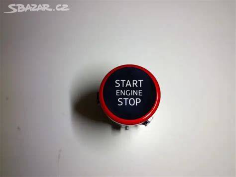 tlačítko Start/Stop a klíč Keyless u přístrojové desky