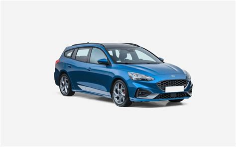 Infografika: Rozměry a objemy zavazadelníku Ford Focus Kombi vs Hatchback