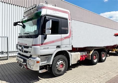 Mapa provozních oblastí Actros 2648: od dostupnosti po zajištění servisní podpory