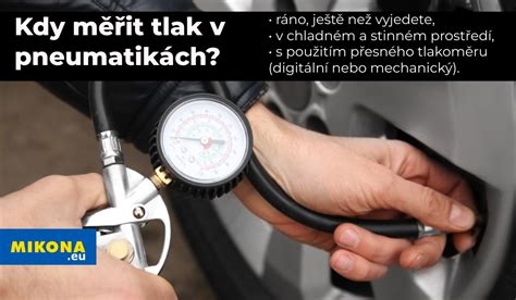 Infografika: Jak správně měřit tlak v pneumatikách a kde hledat indikace problému