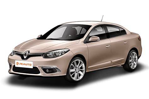 Mapa přístupových bodů mlhovek pro různá provedení výbavy Renault Fluence