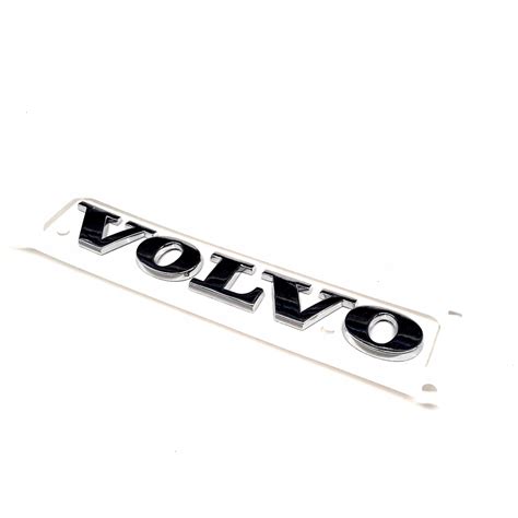 chrómový emblém mriežky chladiče Volvo (ilustrace)