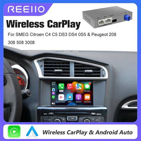 Obrázek znázorňující Mirror Link a Android Auto v Peugeot